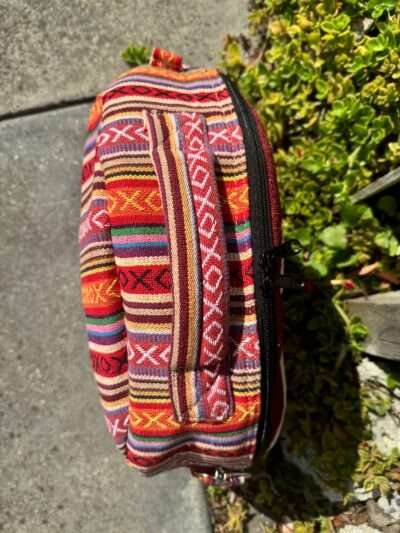 multicolor shamanic drum bag handle