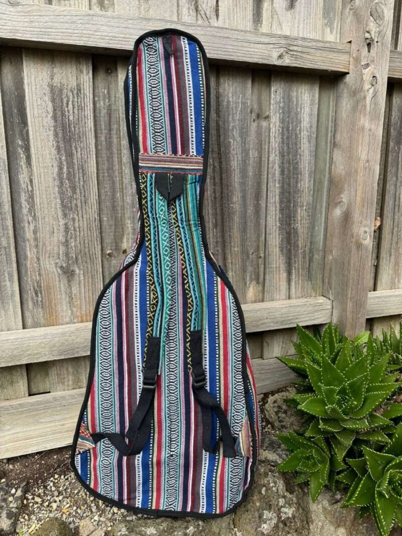 backside view of guitar bag
