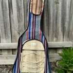 Colorful Water Resistant Hemp Guitar Cover | Eco Handmade Music Bag