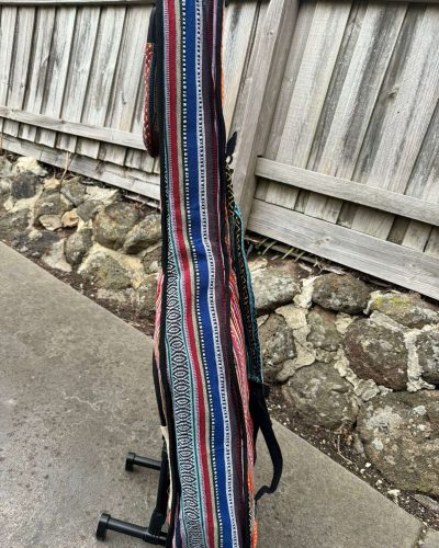 side view of guitar case
