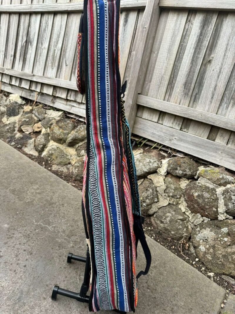 side view of guitar case