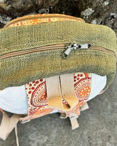 backpack top view