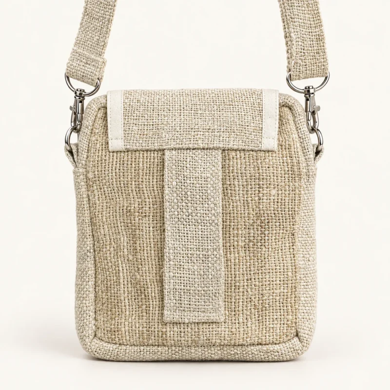 Hemp beige side back back
