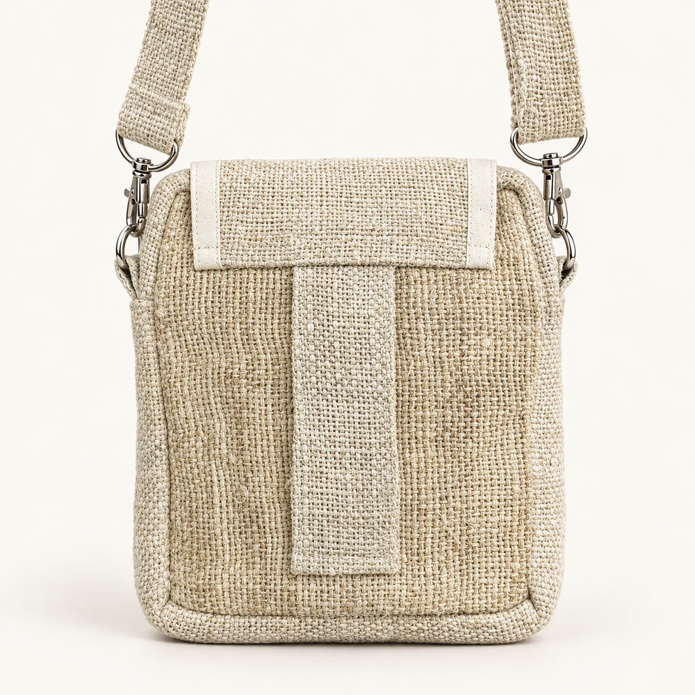Hemp beige side back back