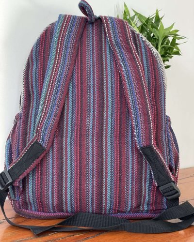 back view of skull print bag
