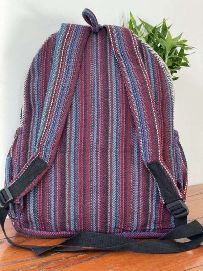 back view of skull print bag