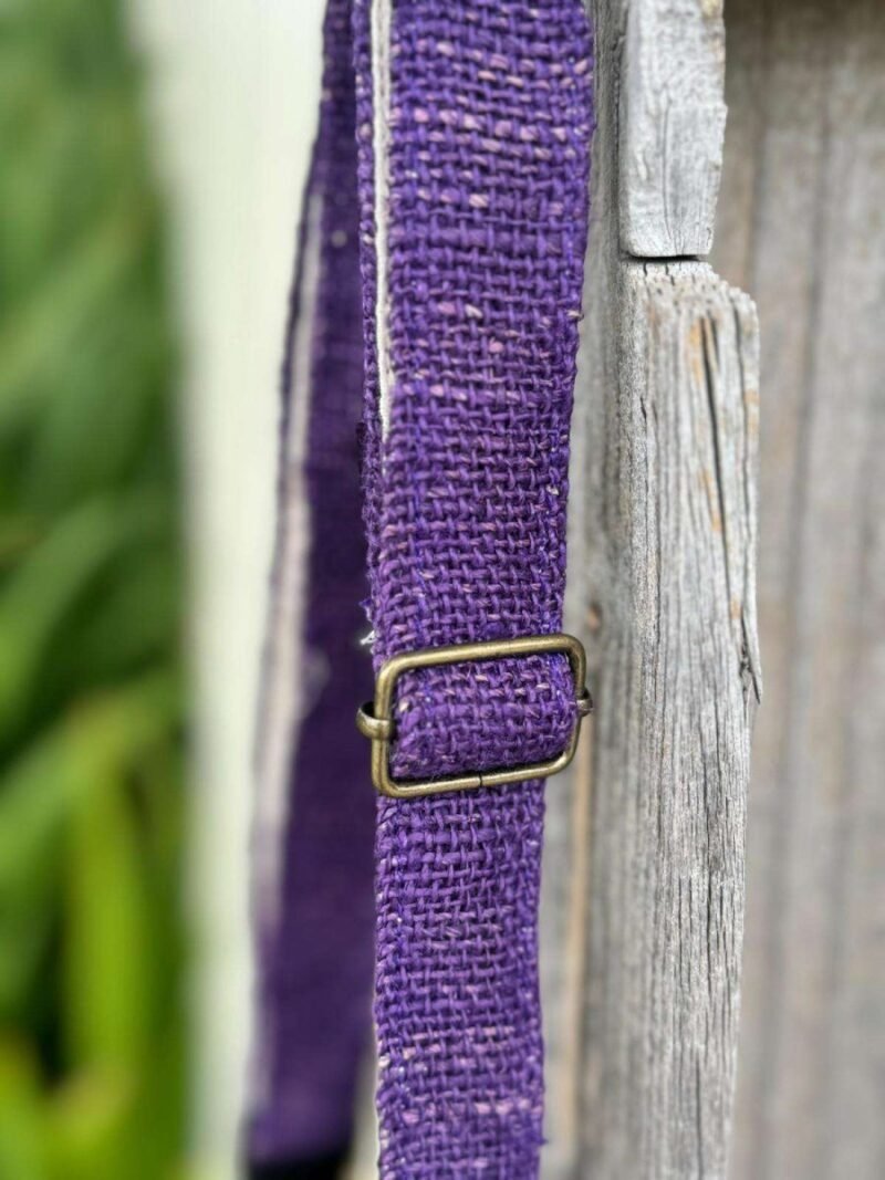 purple side bag adjustable strap