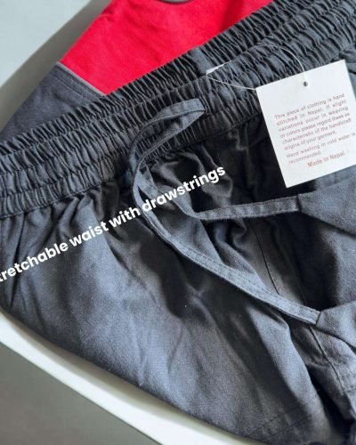 stretchable organic baggy trouser