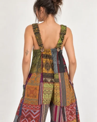 Boho-Patchwork-Overall- back view