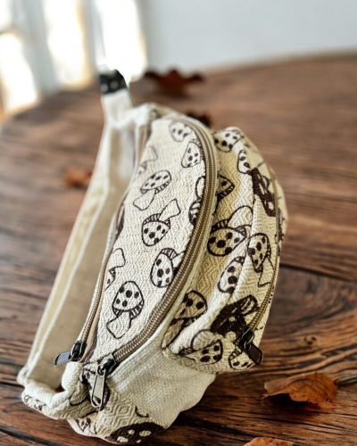 Mushroom hemp bum bag