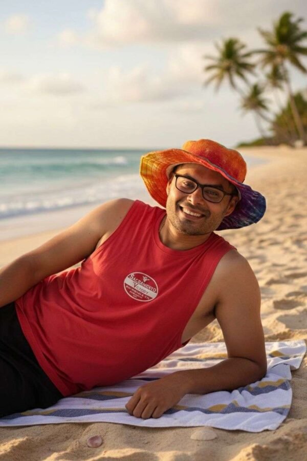 rainbow rim wide brim hats for men
