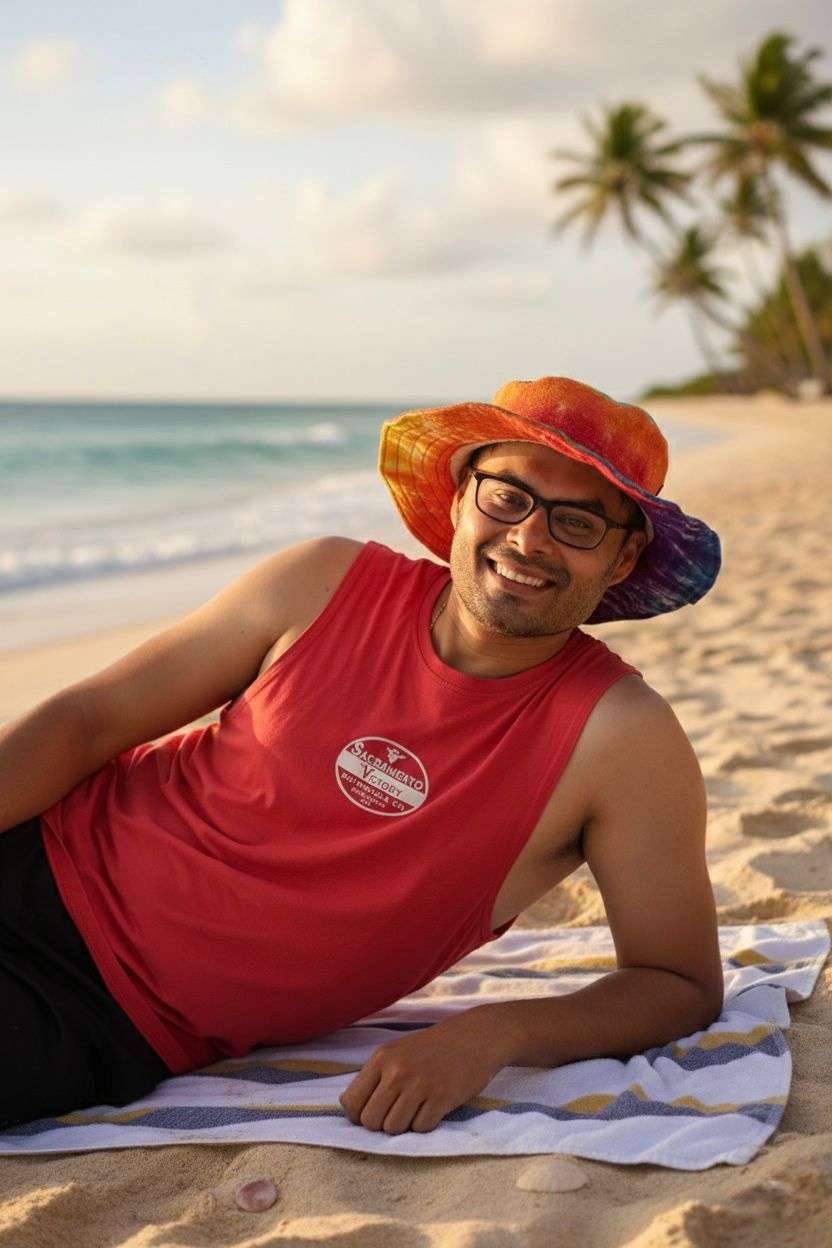 rainbow rim wide brim hats for men