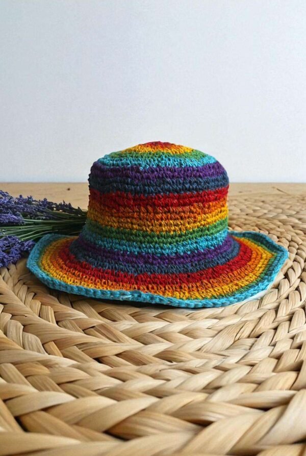 Shanti Crochet Sun hat Front