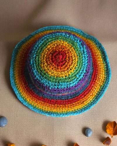 Shanti Crochet Sun hat top