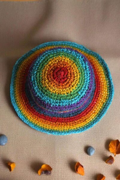 Shanti Crochet Sun hat top