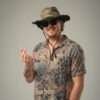 a man posing with hemp cruiser hemp hat with string