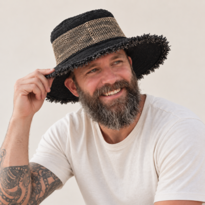 black hemp cruiser hat