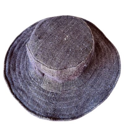 brown hemp hat