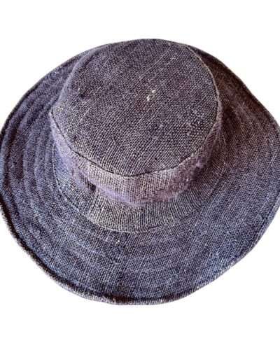brown hemp hat