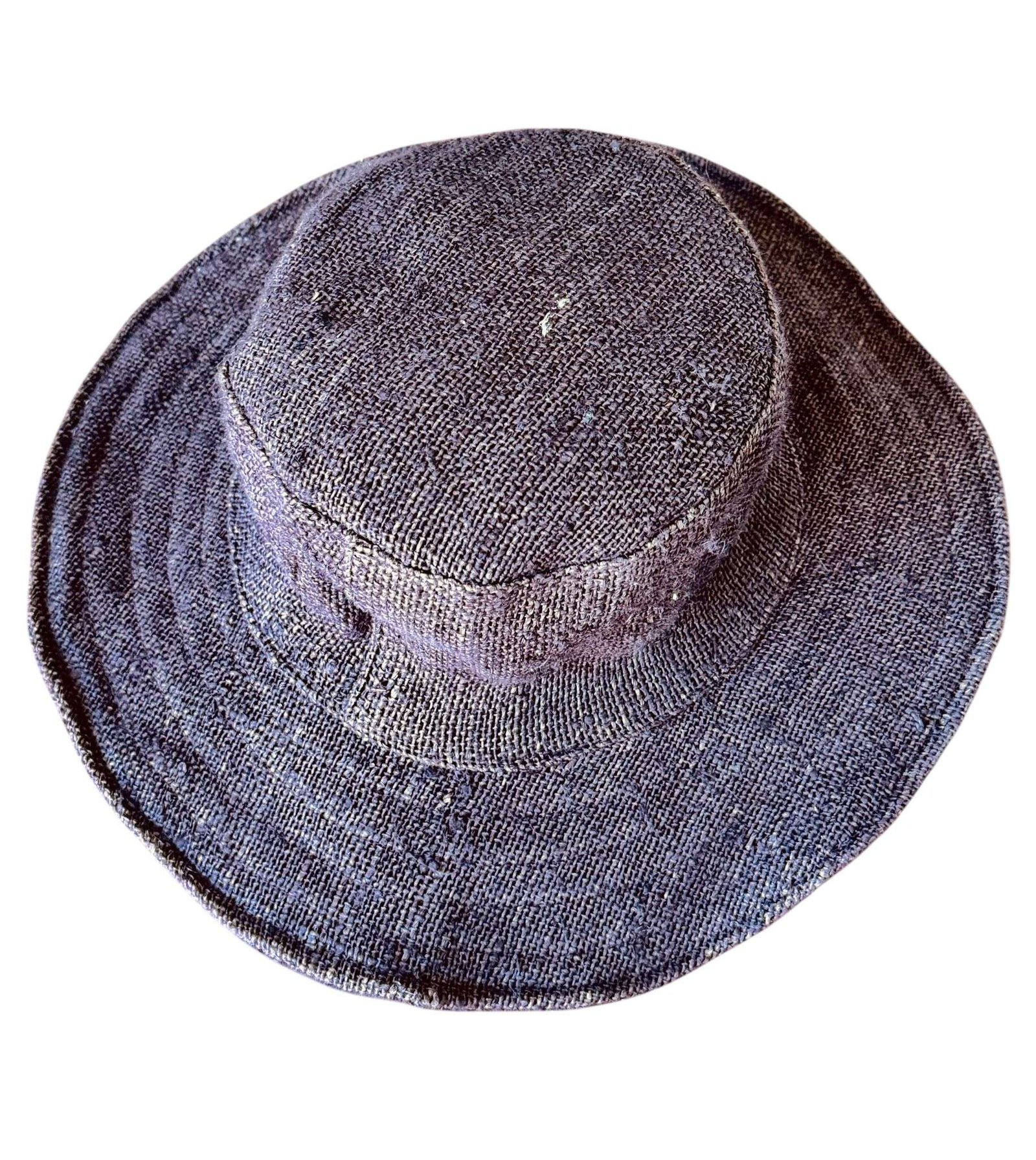 brown hemp hat