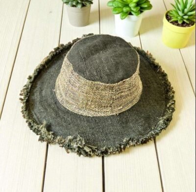 Wide Brim Hemp Sun Hats for Men - Best for UV Protection - Image 3