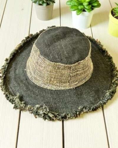 Wide Brim Hemp Sun Hats for Men - Best for UV Protection - Image 3