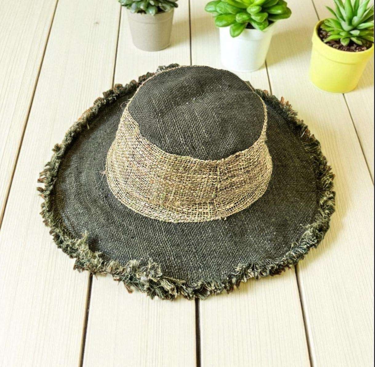 Wide Brim Hemp Sun Hats for Men - Best for UV Protection - Image 3