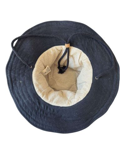 Black KTM safari hat with chin string