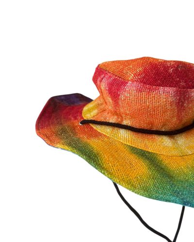 rainbow cruiser hat with string