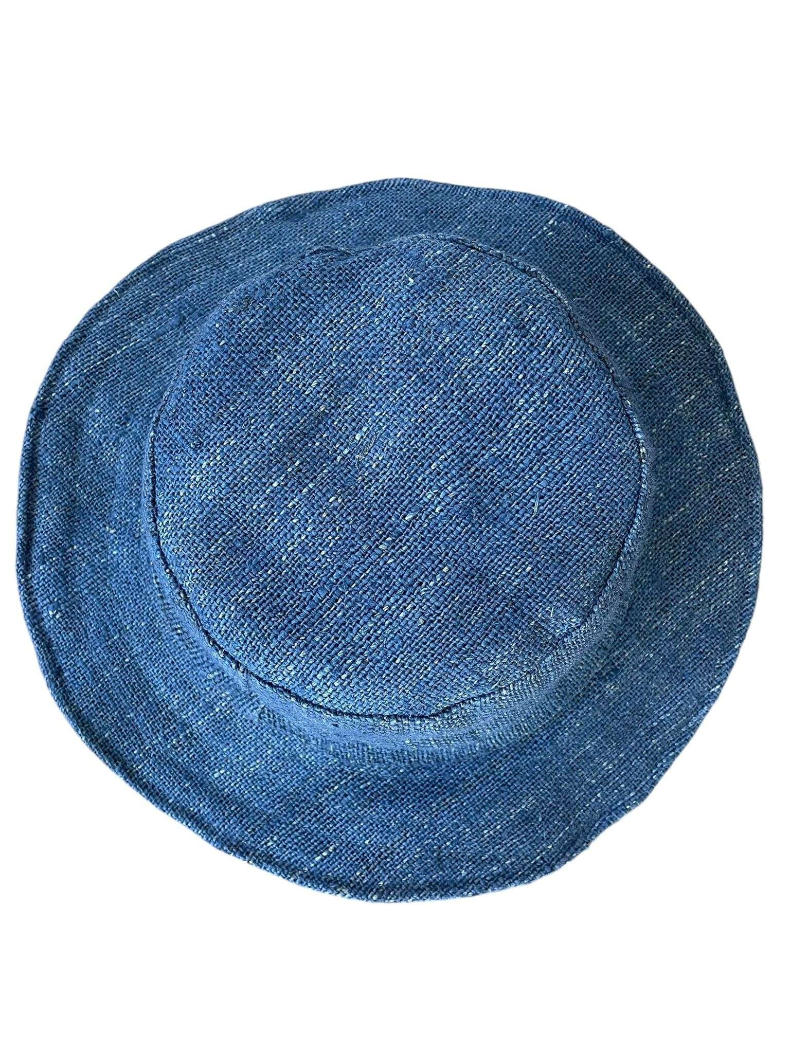 navy blue hemp hat