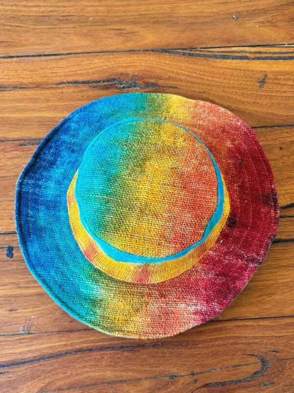 Rainbow solid hemp hat