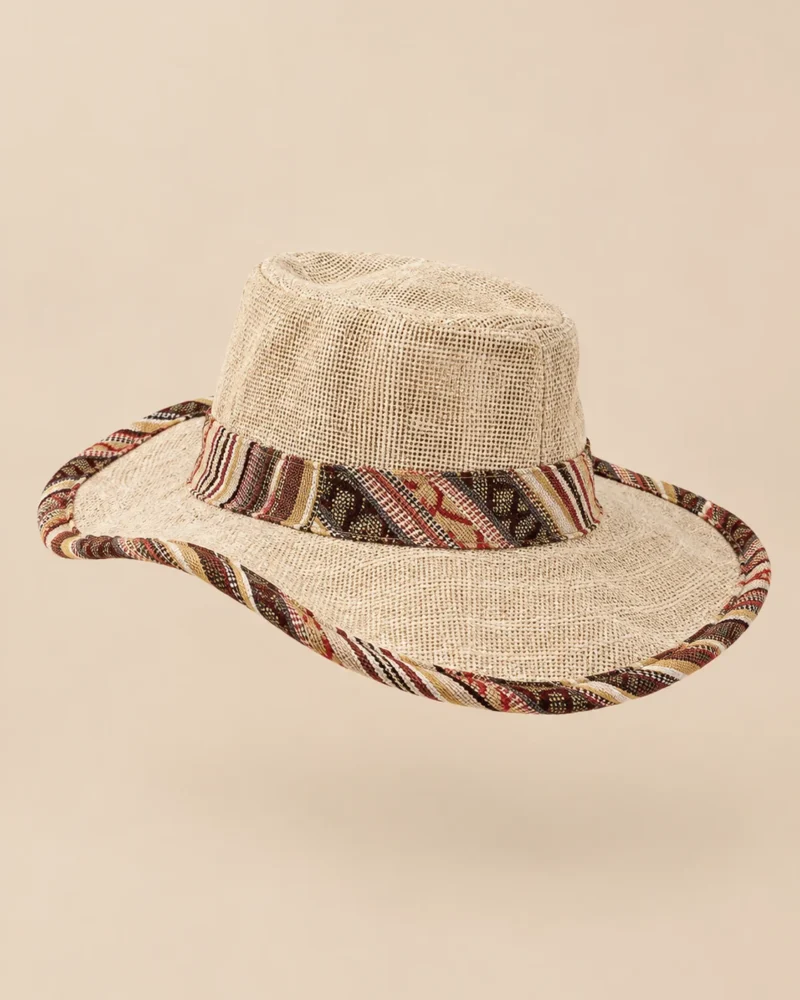 spreadmaya_beige_patterned_hemp_hat_product