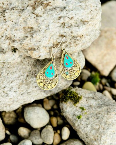 teardrop blue torquoise