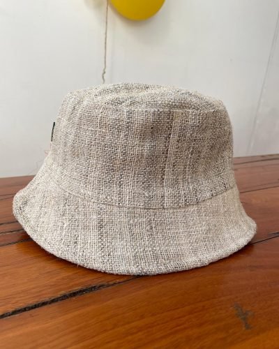beige ktm hemp bucket hat