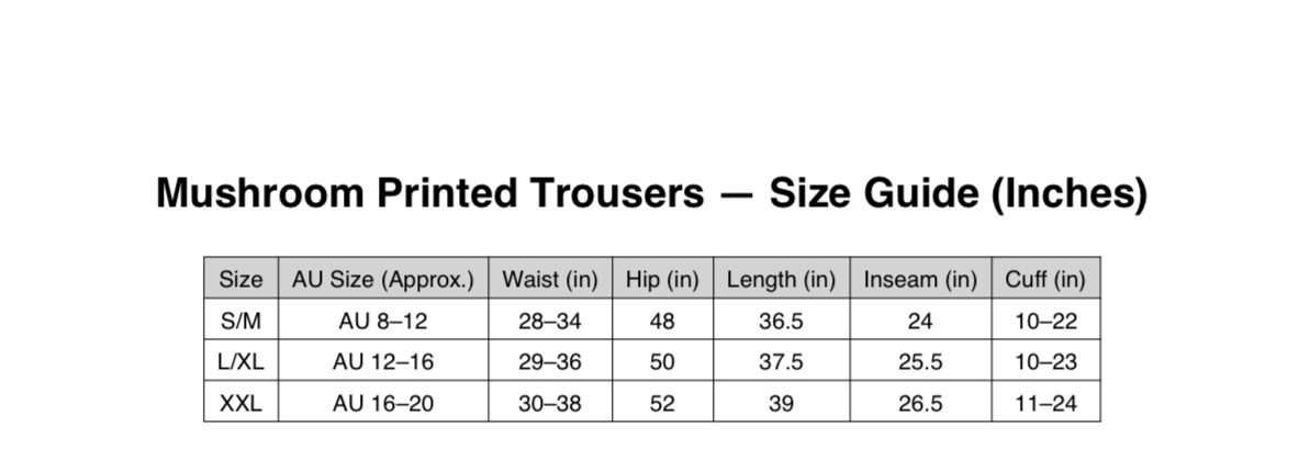 Mushroom Printed Cotton Trousers - Image 7