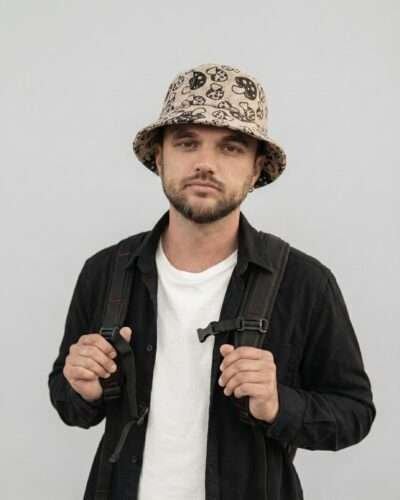 Hemp Bucket Hat Mushroom