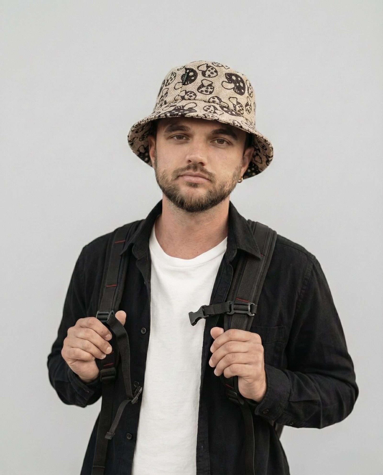 Hemp Bucket Hat Mushroom