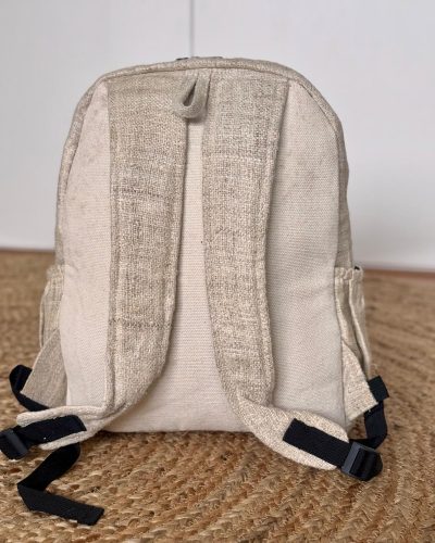 sustainable functional backpack back
