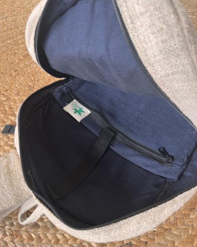 sustainable functional backpack inside