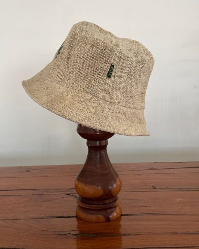 beige bucket hat side