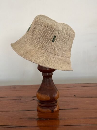 beige bucket hat side