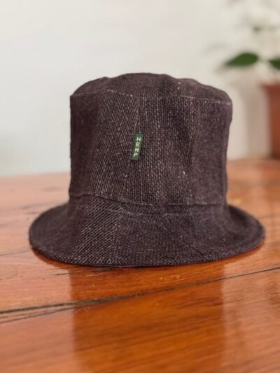 brown bucket hat front
