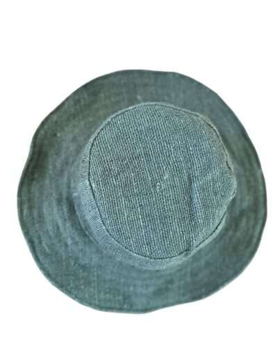 Solid Green Hemp Hat - With Wide Brim for Sun Protection - Image 4