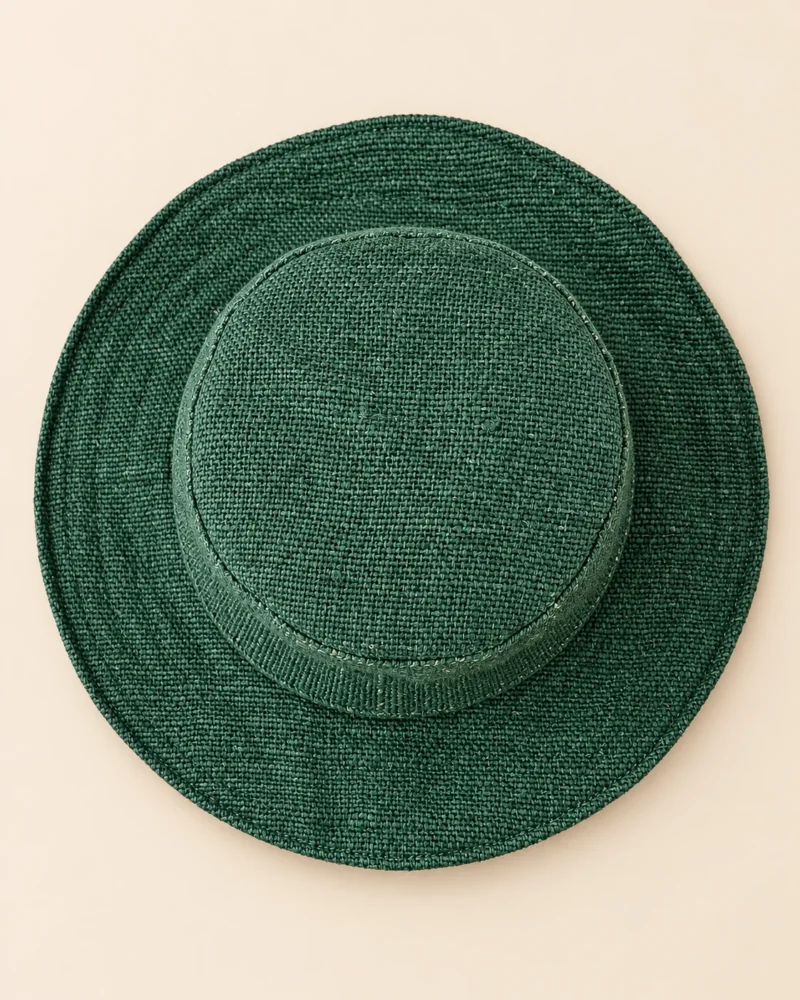 green-safari-hat-top-view