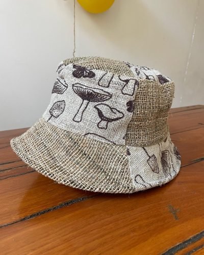 half mushroom hat