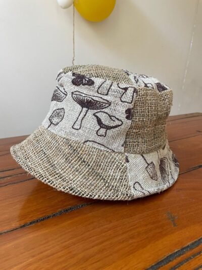 half mushroom hat