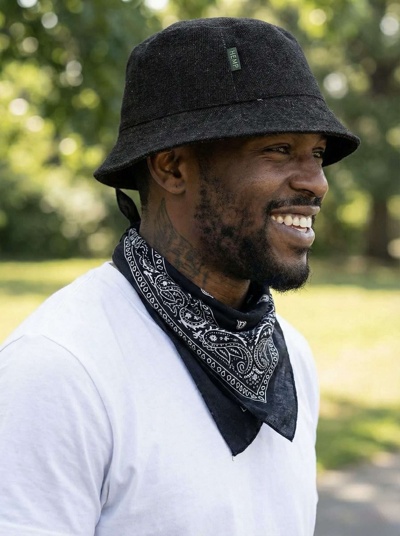 KTM Hemp Bucket Hat: Navy Blue