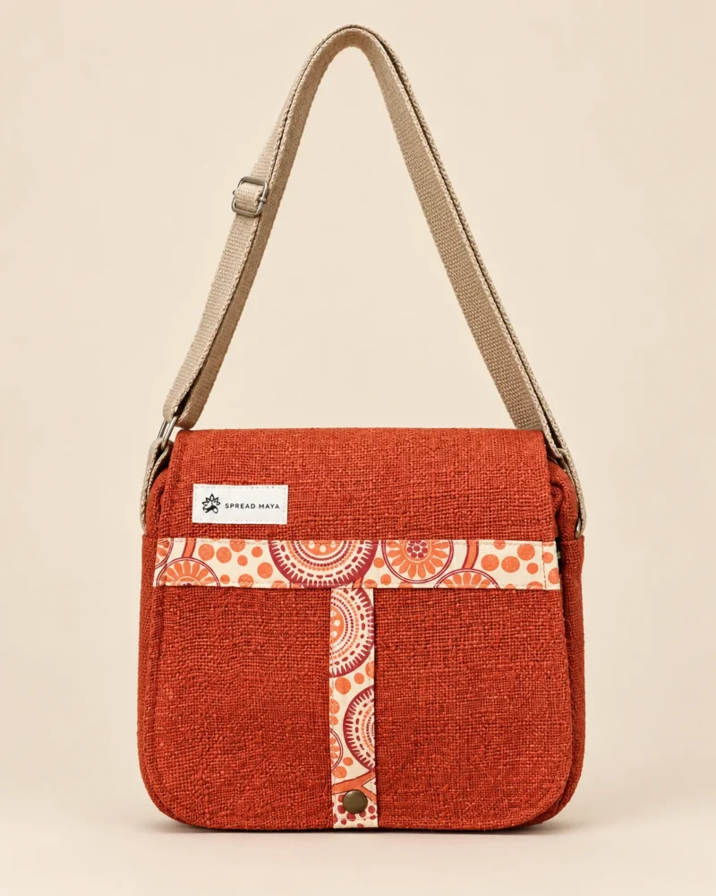 tribal-harmony-hemp-side-bag-rust-front