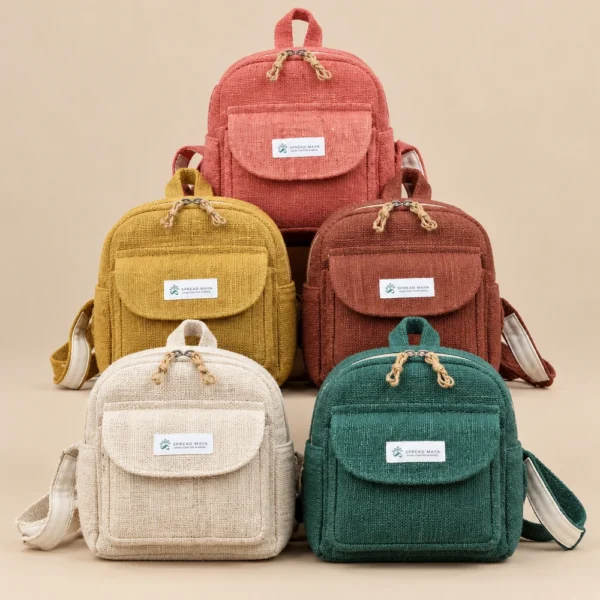 collection of mini hempster backpack