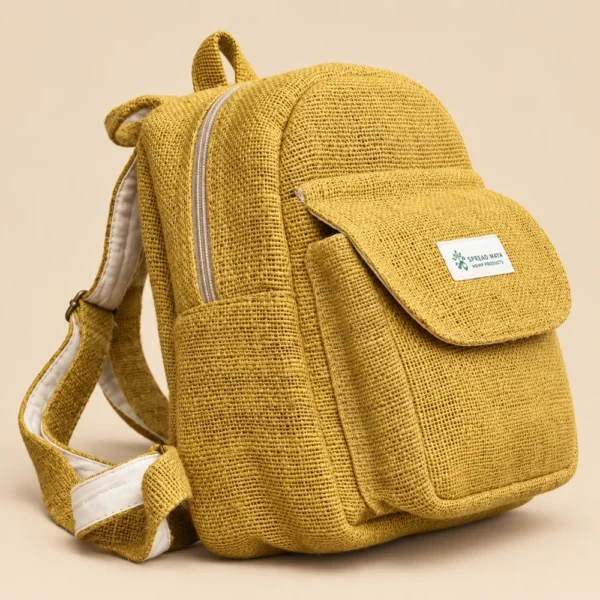 Mustard Hempster Buddy mini hemp backpack Australia